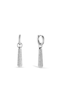 Bering | oorring | Arctic Pavé | zilver gepolijst | 748-17-05