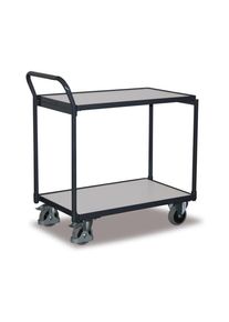 Cordes Wózek warsztatowy ESD, 2 półki, EasySTOP, 250kg - Bezpieczny transport elektroniki