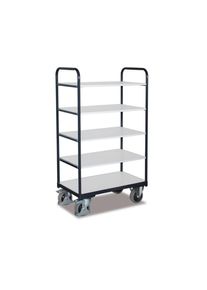 Cordes Wózek warsztatowy ESD, 5 półek, EasySTOP