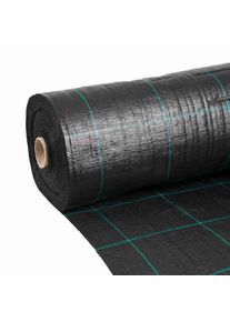 Boni-Shop® Agrowłóknina, Mata Przeciw Chwastom 1m x 1m, Tkanina Ogrodowa