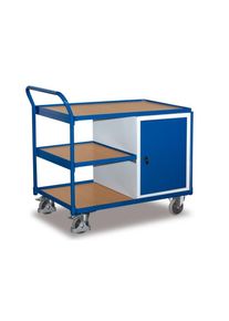 Cordes Wózek warsztatowy z 3 półkami i szafką, EasySTOP, 250kg