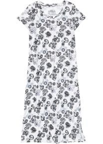 bonprix Mujer, Camisón largo de algodón orgánico, blanco, 48/50