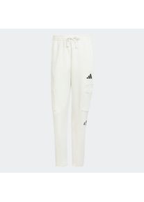 adidas Sportswear Sporthose Herren weiß Größe S Logoprint