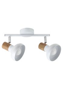 Rabalux lights Holly ceiling light Dark wood, white, 2-light sources