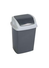 Maul Afvalemmer Maulswing 5 l kunststof 20 x 16 x 29 cm donkergrijs