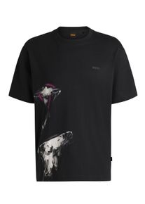 Big & Tall Sizes - BOSS - Cotton T-shirt with print