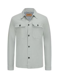 Big & Tall Sizes - MOS MOSH Gallery - Soft garment-dyed overshirt with stretch - 3XL