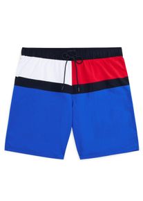 Big & Tall Sizes - Tommy Hilfiger - Swimming trunks in logo colours with soft mesh lining, Regular Fit - 3XL