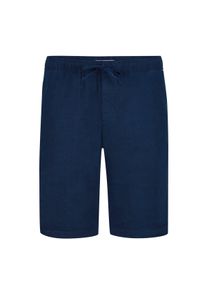 Grote Maten - Tommy Hilfiger - Short met tunnelkoord van gemengd linnen, relaxed tapered fit - 40/30