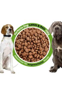 Boni-Shop&reg; Koiran kuivaruoka lammas ja riisi, koiranruoka, kuivaruoka koiralle, 15kg