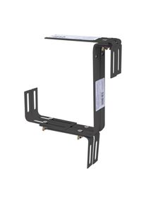 Suport Jardiniere Balcon, Metalic, Antracit, Ajustabil