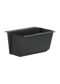 Jardiniere EASY pentru europaleți, 18cm, antracit