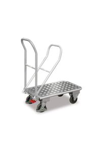 Cordes Chariot de manutention pliable en aluminium avec EasySTOP, 150kg