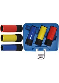 BGS-technic Ensemble de douilles de protection à impact | 12,5 mm (1/2") | SW 17 / 19 / 21 mm | 3 pièces