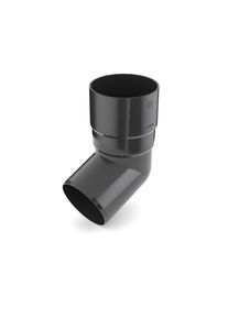 Coude de Gouttière Graphite 67,5° pour Système de Gouttière