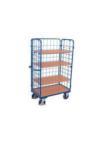 Cordes Chariot à Parois Multiples, 4 Étagères, 500kg, EasySTOP, Chariot de Manutention