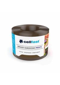 cellfast Bordure de Jardin Flexible Marron, 10 cm x 9 m