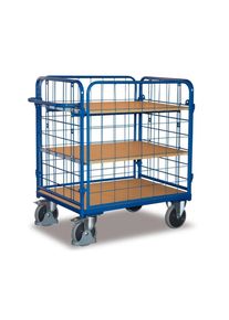 Cordes Chariot à 4 Parois avec 3 Plateaux, 500 kg, Frein EasySTOP