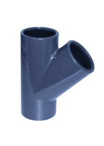 Cepex Té PVC 45 degrés à coller - 25mm - Raccord PVC Pression