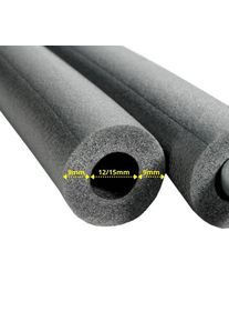 NMC CLIMAFLEX gaine isolante tuyau 2m, Isolation thermique 12/15mm x 9mm