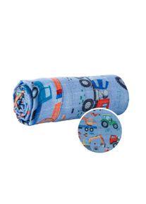 Color Me Construction Baby Blanket