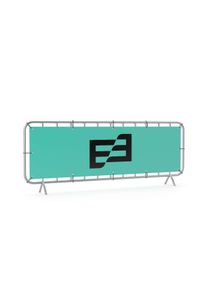 Bâche de cloture 215 x 73 cm | Banderole personnalisée ourlées & œillets | Banderole publicitaire avec impression bâche de protection personnalisée