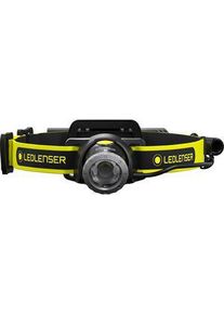 LEDLenser Hodelykt, LED, Oppladbar, 600lm, 150m, IPX4, Svart / Gul - IH8R