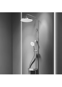 Artiviana Allegro Colonne de douche avec mitigeur thermostatique pour 2 sorties, avec tablette, R0725CA5CR,
