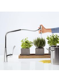 Hansgrohe Metris Select M71 Mitigeur de cuisine, avec sBox, 73803000, M7115-H320