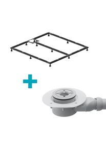 Duravit DuroCast Set pour support de receveur de douche, 791101000000000+791243000000000,