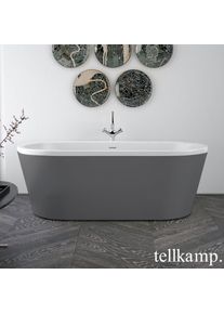 Tellkamp Easy Baignoire balnéo ovale en îlot, W100-276-00-A/CRWMCM,