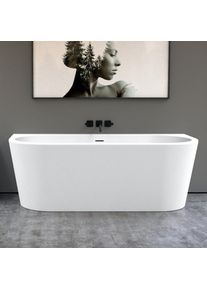 Tellkamp Solitär Wall Baignoire balnéo murale avec habillage, W100-255-S0-A/WMWM,