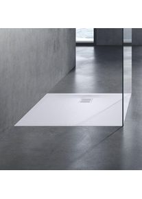 neoro n50 Receveur de douche rectangulaire, set intégral, BN0034WS+150553001+BT005,