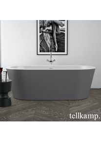 Tellkamp Solitär Baignoire balnéo ovale en îlot, W100-282-00-A/CRWMCM,