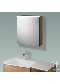 Burgbad Badu Armoire de toilette, 1 porte, SFTU060LF3698G0196,