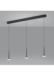 Helestra FLUTE Suspension LED &agrave; 3 sources lumineuses, 36/2002.64,