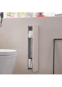 Emco Asis Plus Module WC, avec porte-brosse et brosse WC, avec support de papier toilette, 975611007,