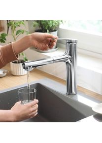 Hansgrohe Zesis M33 Mitigeur de cuisine, avec sBox lite, 74804000,