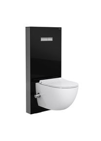 Vitra Vitrus Cuvette suspendue avec réservoir de chasse avec VitraFlush 2.0, avec abattant WC, 7748B003-6205+770-5761-01,