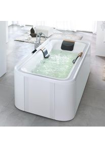 Hoesch ERGO Baignoire balnéo en îlot, softcube, 6441S.010305550,