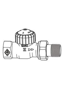 Heimeier V-exact II Vanne thermostatique, 3712-03.000,