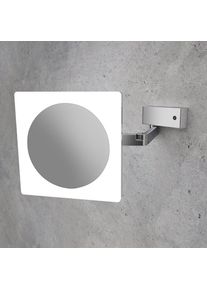 Viverso Zoom me Miroir cosm&eacute;tique &agrave; grossissement x 5, temp&eacute;rature de couleur de l&rsquo;&eacute;clairage r&eacute;glable, VM6601CR,