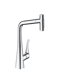 Hansgrohe Metris Select M71 Mitigeur de cuisine, avec sBox, 73816000, M7117-H320