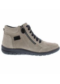 Reflexan Damen Stiefelette in steingrau ,Größe 37, Witt, 100% Veloursleder