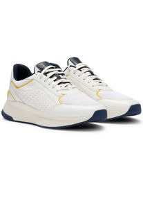 Grote Maten - BOSS - Sneakers Evo van glad leer en textielmix - 46