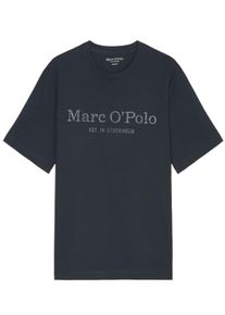 Marc O'Polo Grote Maten - Marc O'Polo - T-shirt met merkprint, regular fit - 3XL