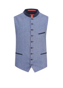 Grote Maten - Digel - Gilet Edo in gemêleerde denimlook - 58