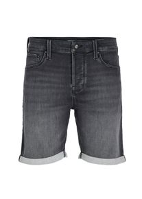 Jack & Jones Grote Maten - Jack & Jones - Zachte stretch-jeansshort met vastgenaaide omslag