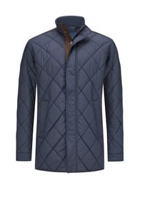 Paul & Shark Grote Maten - Paul & Shark - Gewatteerde jas met velours details en Primaloft -isolatie - 6XL
