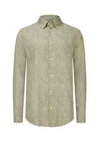 Marc O'Polo Grote Maten - Marc O'Polo - Linnen overshirt met gebloemd motief - 4XL